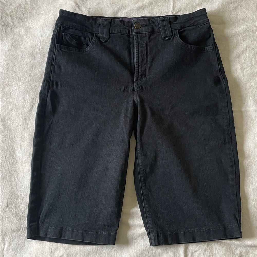 Black Jean Shorts